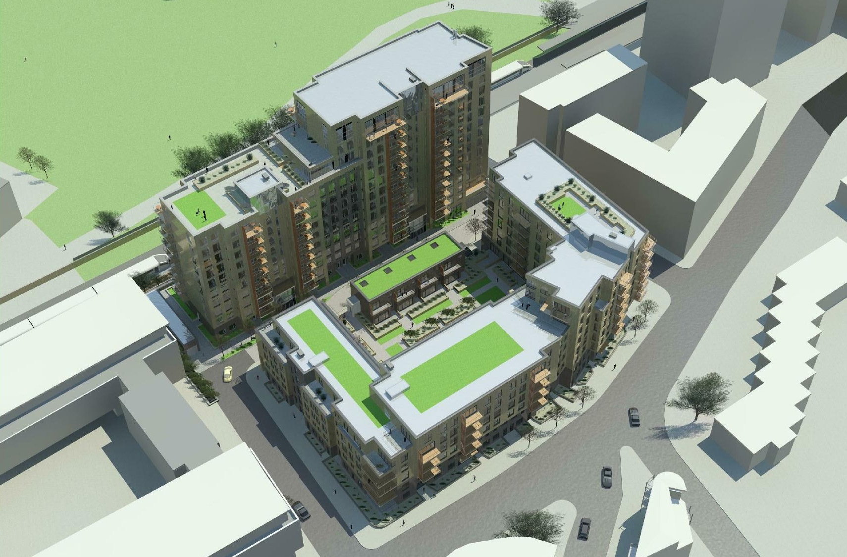 London Dockland apartment scheme submitted for Planning Approval