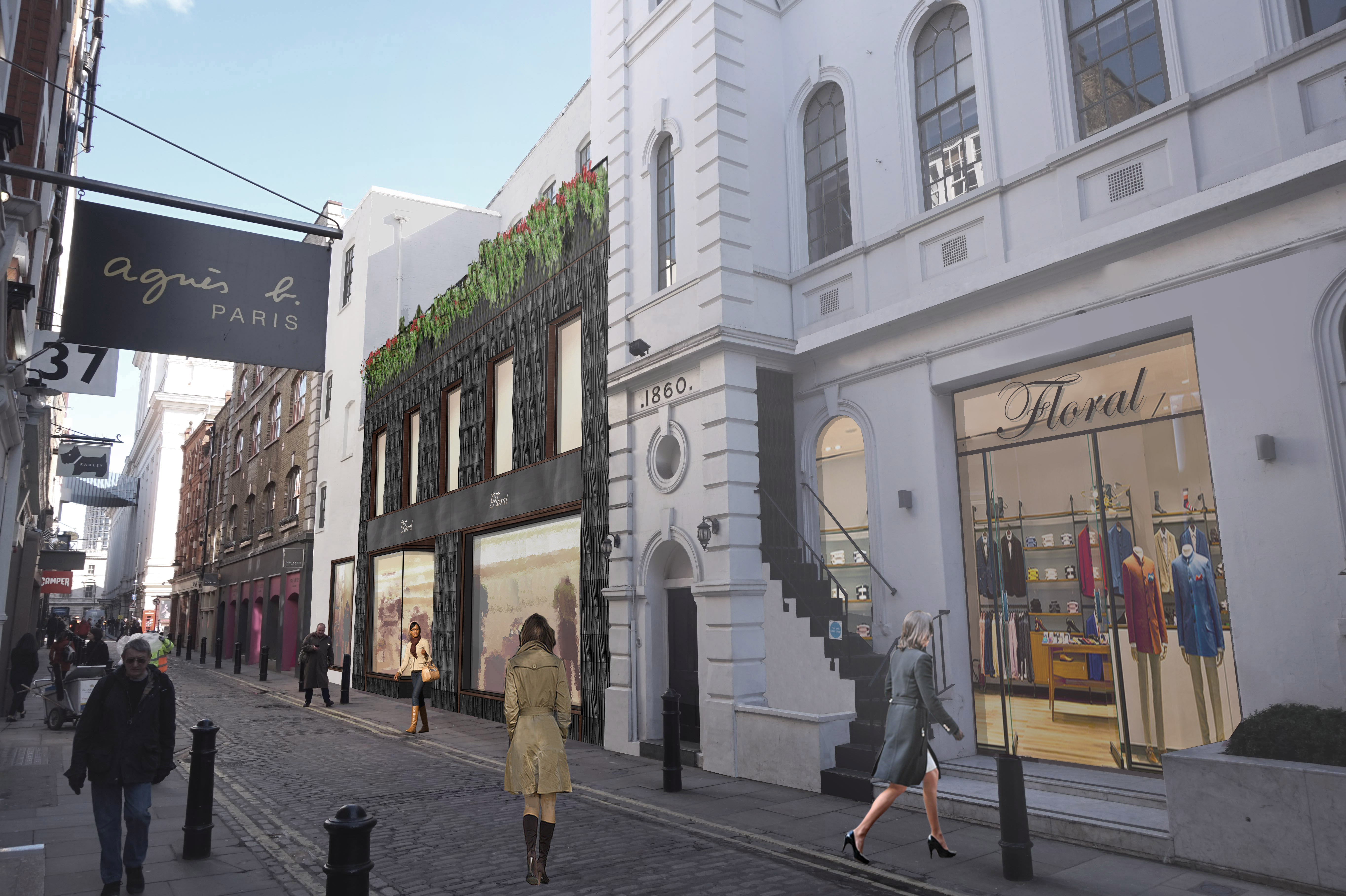 Planning Permission for Floral Street retail development