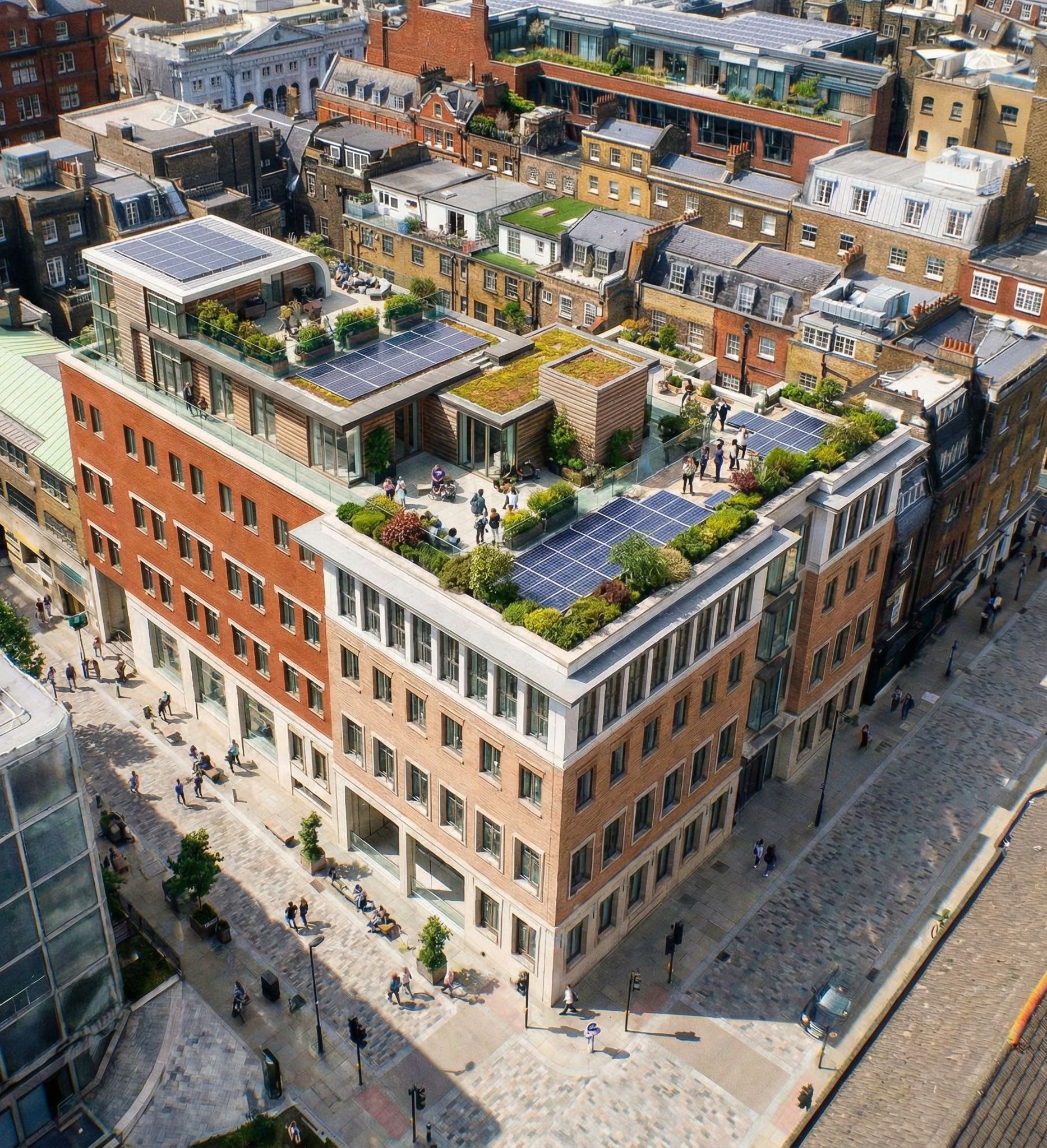 Penthouse roof extension